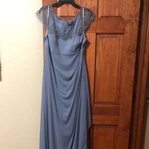 Light blue chiffon formal